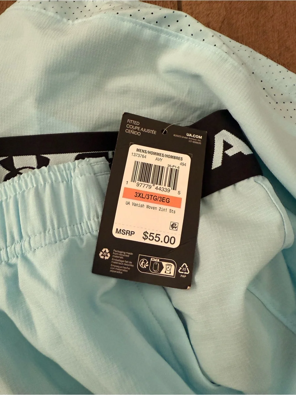 Under Armour lightweight training